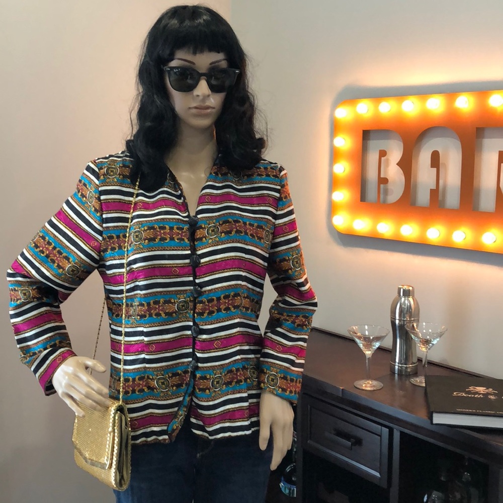 Vintage Button Front Jacket